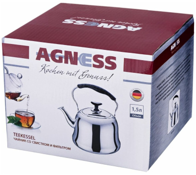 Чайник газовый Agness 909-601 1,5л