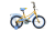 Велосипед Forward Azure 16 (16"  1ск.) 2020-21 бежевый/голубой