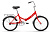Велосипед Кама 20 (20" 1 ск. рост 14" скл.) 2023 красный/белый