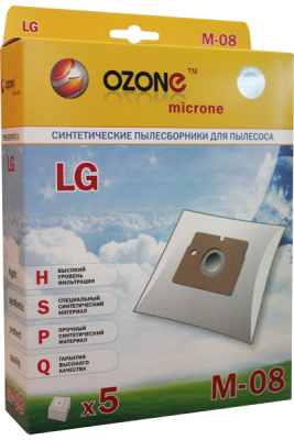 Пылесборник синтетический Ozone M-08 (д/п LG ТВ-36)