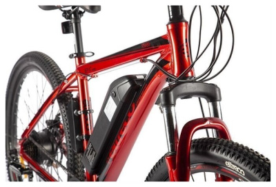 Велогибрид Eltreco XT 600 D Красно-черный (022861-2385)