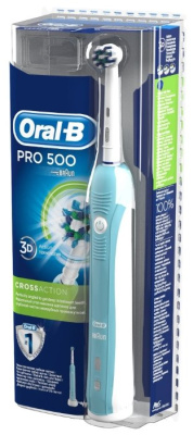 Зубная щетка Oral-B Pro 500/D16.513.U Cross Action (блистер)