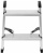 Лестница-стремянка двухсторонняя Perilla 111402 2 ступени, алюминий