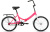 Велосипед Altair City 20 (20" 1 ск. рост 14"скл.) 2022 розовый/белый
