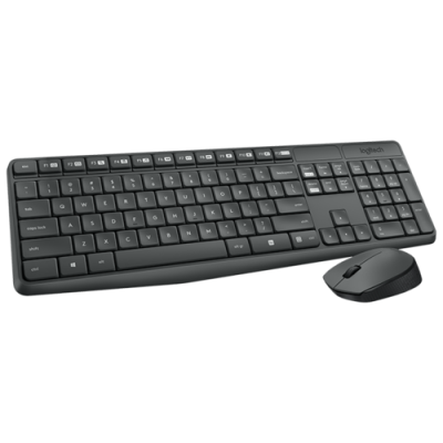 Клавиатура и мышь Logitech MK235 Black