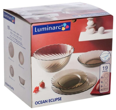 Столовый сервиз Luminarc Ocean Eclipse L5108 19пр.