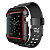Ремешок Krutoff One-piece для Apple Watch 38/40mm (black/red)