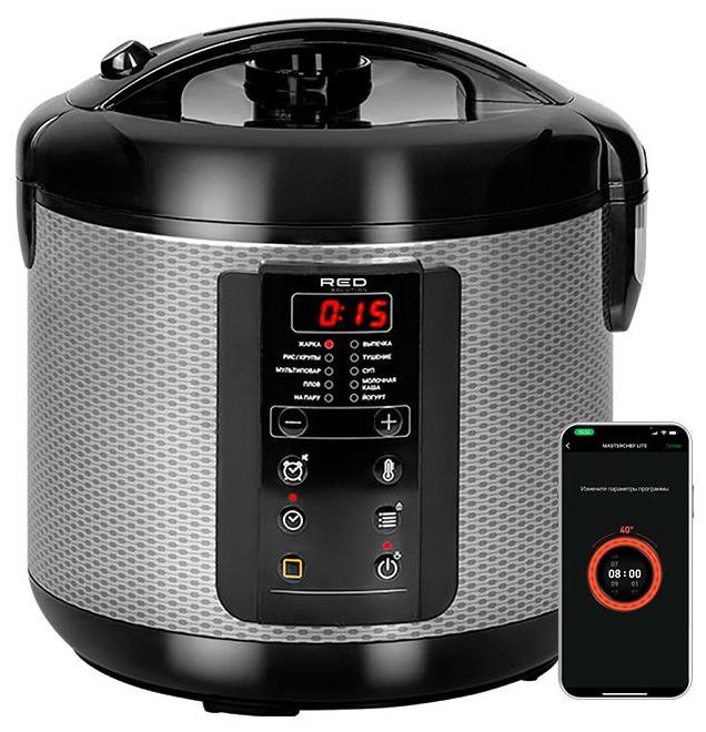 Мультиварка Red Solution RMC-M225S черный/металл