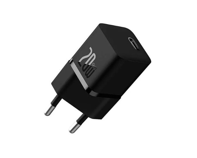 СЗУ Baseus GaN5 Fast Charger mini 1C 20W EU Black