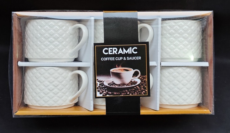 Набор кружек Ceramic 240 мл 6 пр. DFD-6PCS-03