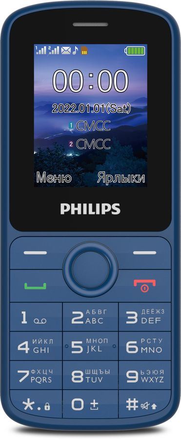 Мобильный телефон Philips E2101 Xenium Синий