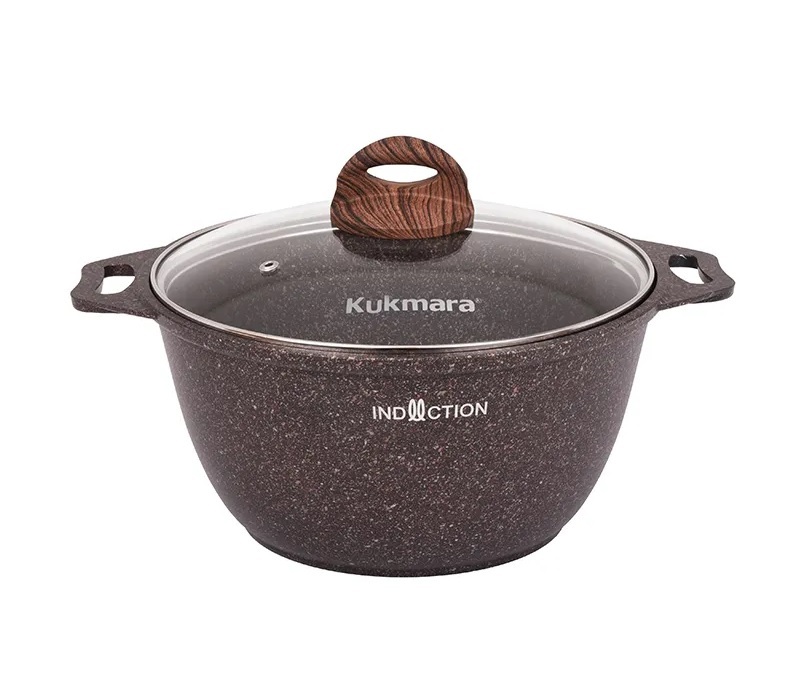 Кастрюля Kukmara Granit Ultra Induction red 2 л кгаи22а