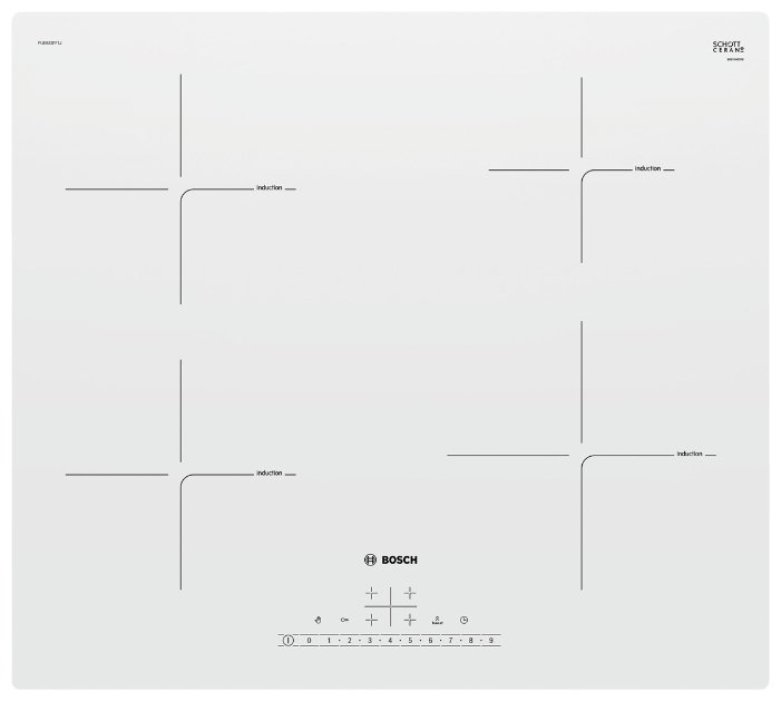 Индукционная варочная поверхность Bosch PUE612FF1J
