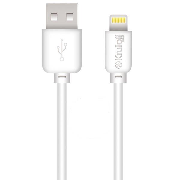USB кабель Lightning Krutoff Classic (2m) белый