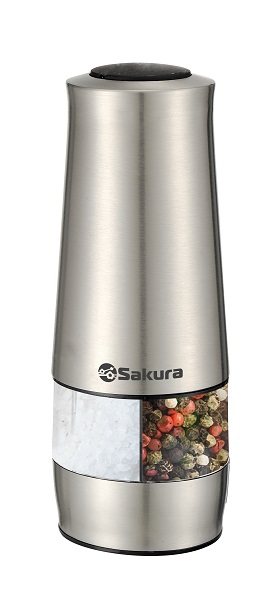 Мельница автоматическая д/соли и перца Sakura SA-6670