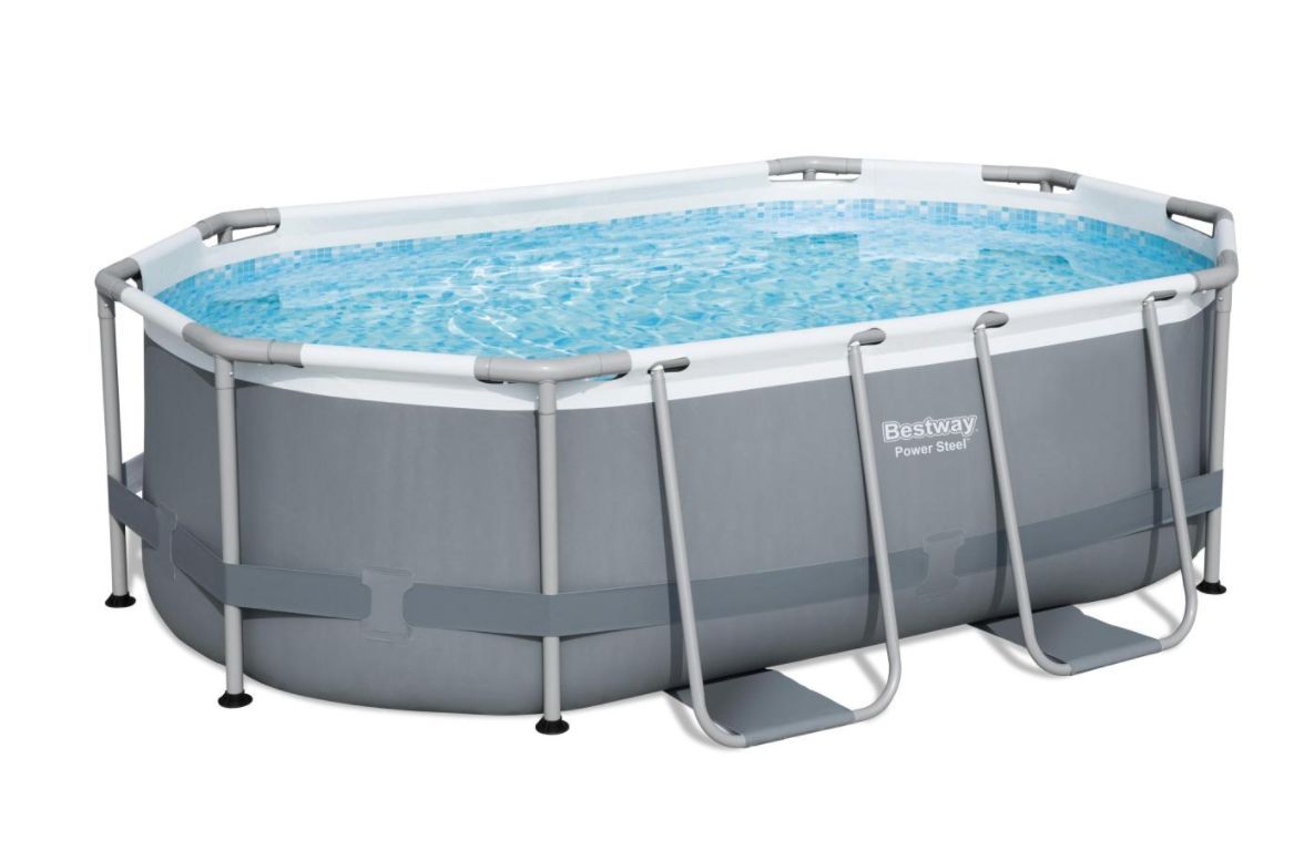Бассейн каркасный Bestway 5614А, 305 x 200 x 84 см, фильтр-насос, диспенсер