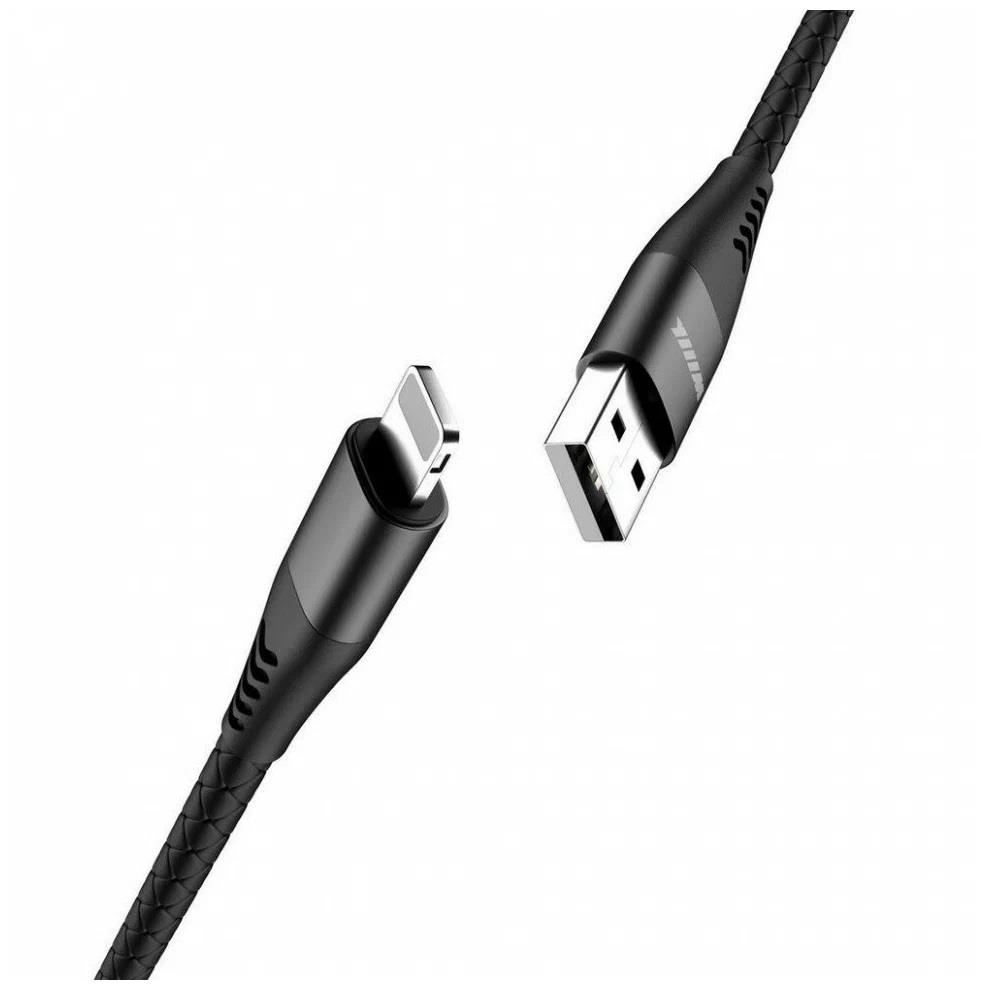 USB кабель Lightning WIIIX CB720-U8-2A-20B (2m) Черный