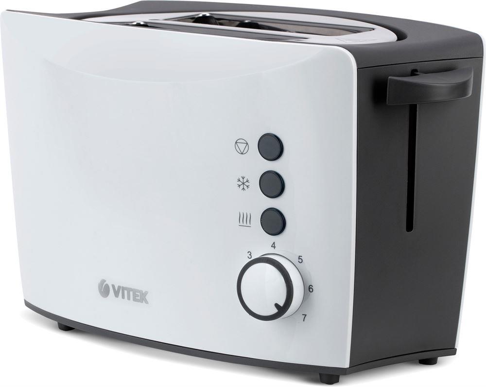 Тостер Vitek VT-7166 (MC) белый/серый