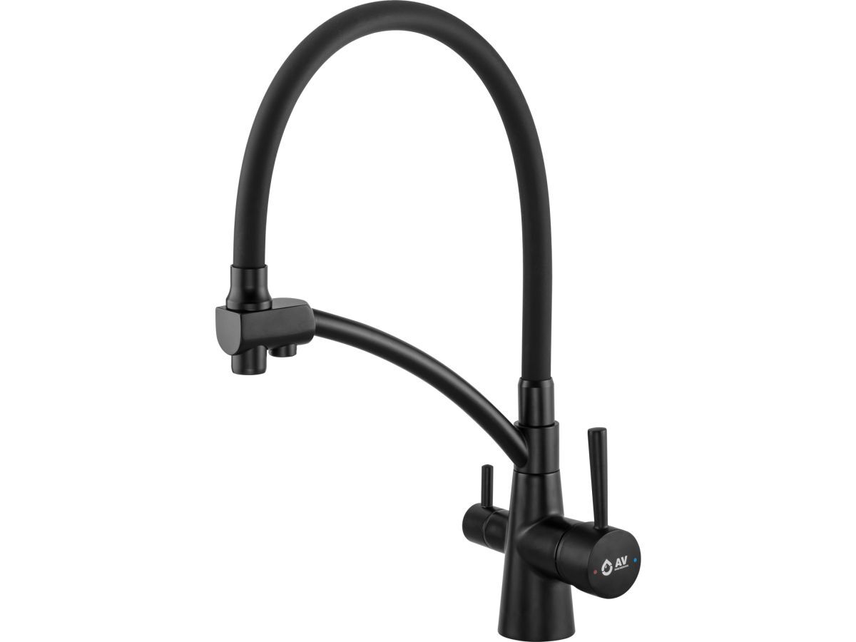 Смеситель AV Engineering AVLUX4-A49BL Black