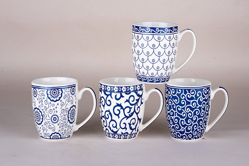 Кружка Коралл 350 мл микс 4 диз. 8906 124465