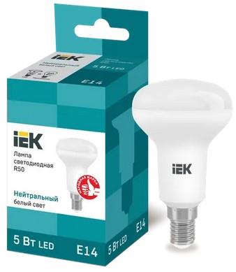 Лампа IEK R50 E14 5W(450lm) 4000K