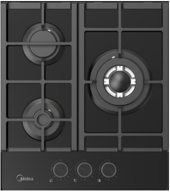 Газовая варочная поверхность Midea MG449TGB
