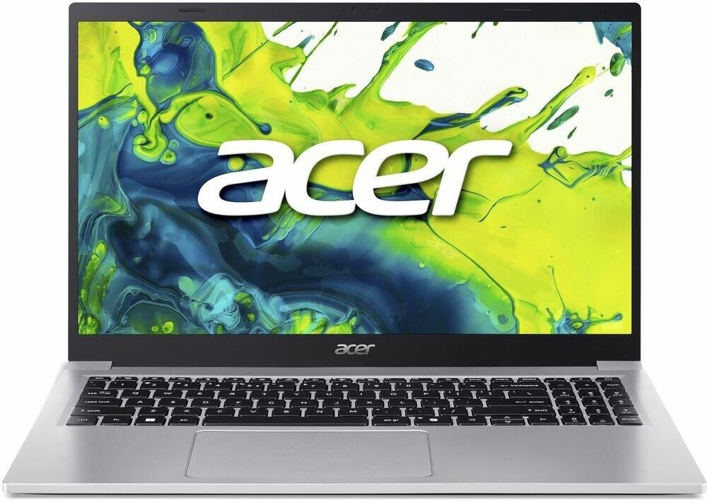 Ноутбук Acer Aspire Lite AL15-33P-C0P8 Intel Processor N150/8Gb/SSD 512Gb/15.6"/IPS/FHD/60Hz/NoOS/Silver (NX.D2MCD.002)