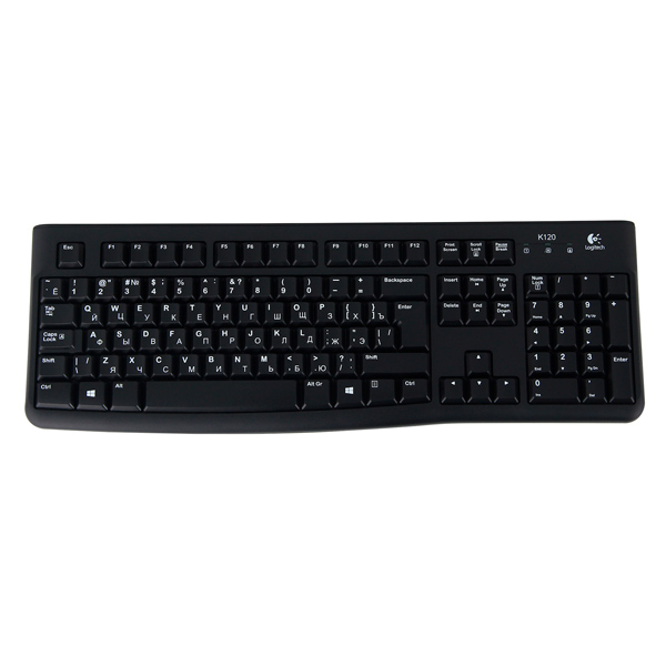 Клавиатура Logitech K120 (USB) Black