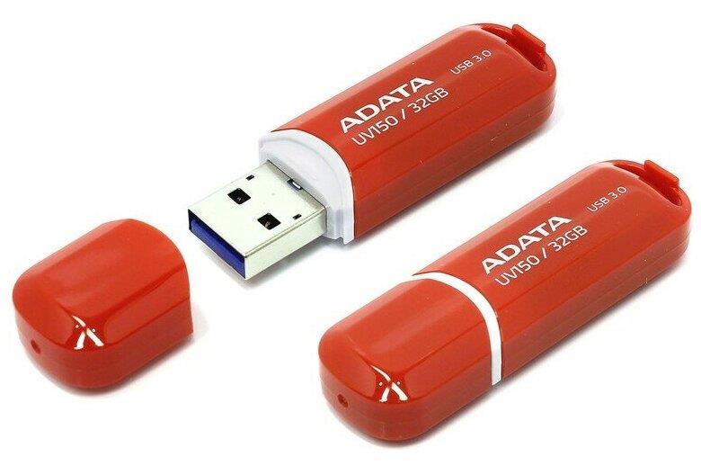 USB накопитель 32Gb USB3.0 ADATA UV150 Red
