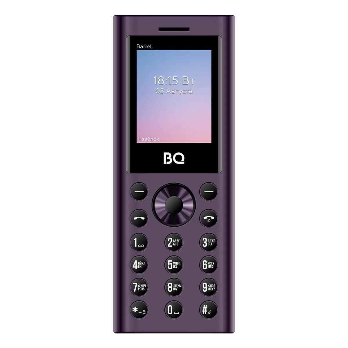 Мобильный телефон BQ 1858 Barrel Purple+Black