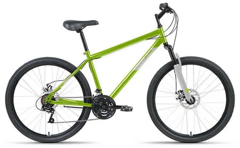 Велосипед Altair MTB HT 26 2.0 D (26" 21ск. рост 17") 2022 зеленый/серый