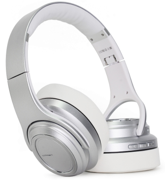 Bluetooth-наушники CROWN CMBH-5050 BT+FM+MP3 Silver