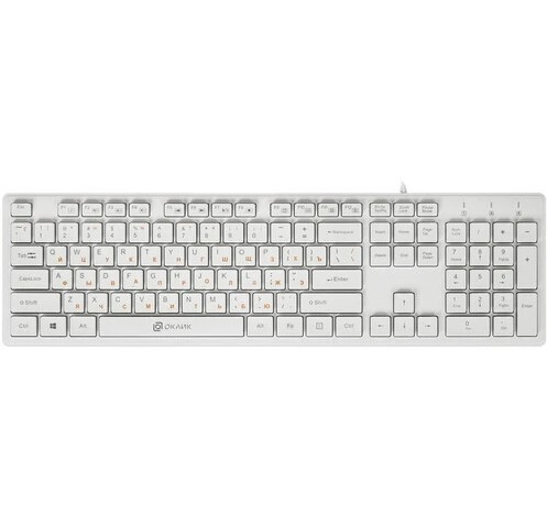 Клавиатура Oklick 500M (USB) White