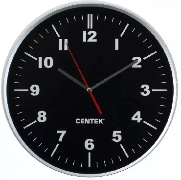 Настенные часы CENTEK СТ-7100 черный