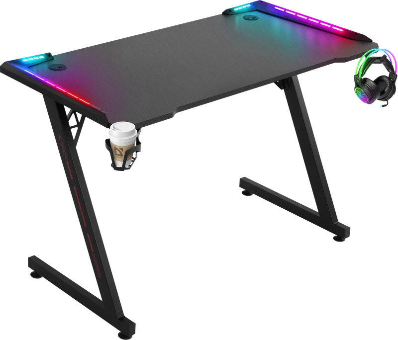 Игровой стол Defender Idol RGB Led Black
