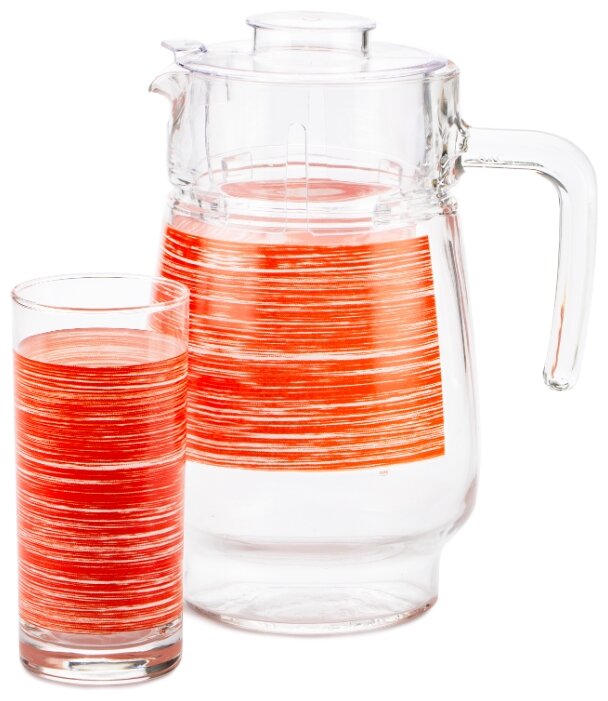 Набор питьевой Luminarc Brus Mania red P7452 7пр.