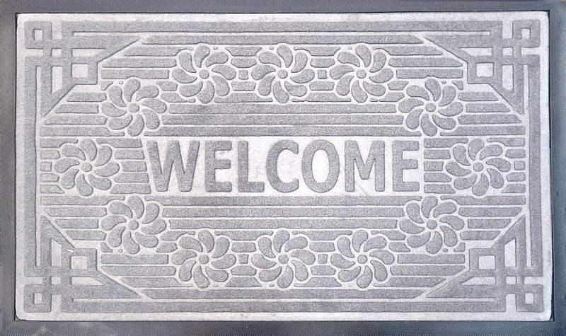 Коврик Graily Harmony Welcome придверный 60*90 см серый GR-har6090-2