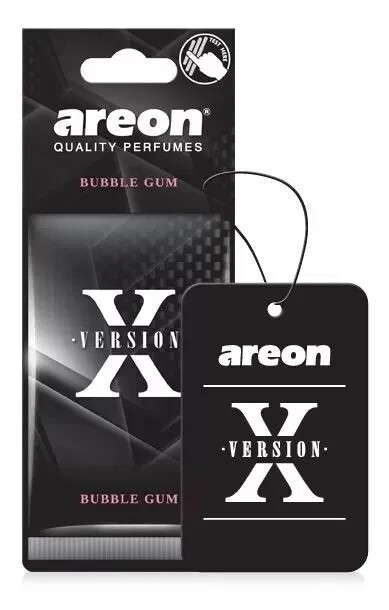 Ароматизатор для а/м Areon X-VERSION  Babble Gum/ Бабл-гам