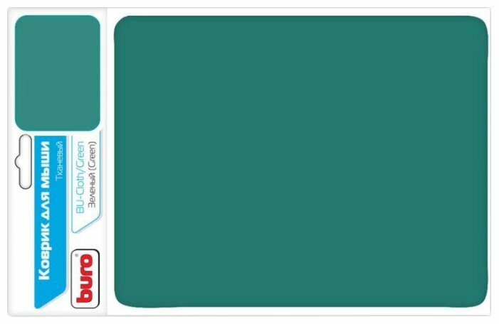 Коврик для мыши Buro BU-Cloth Green