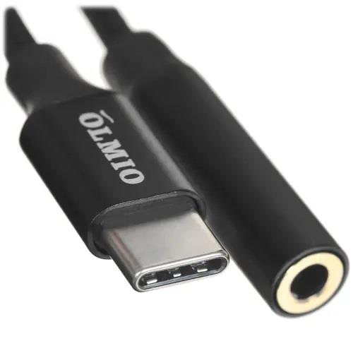 Адаптер аудио OLMIO USB Type-C - AUX (3.5mm) OLMIO