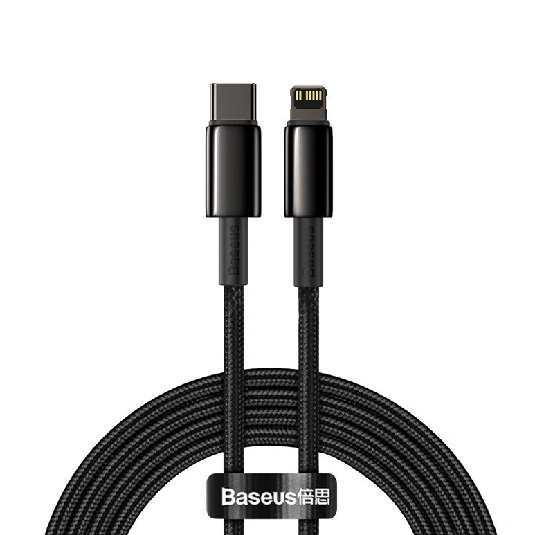 USB кабель Baseus Dura Series Fast Charging Cable Type-C to iP 20W 2m Gold+Black