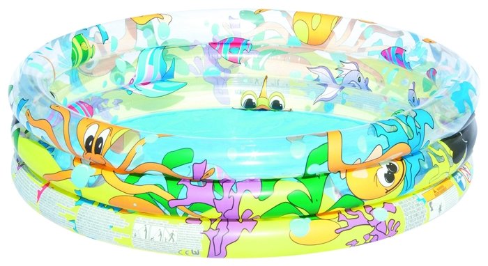 Бассейн надувной Bestway 51009 "Океан" (122х25см, 140л.)