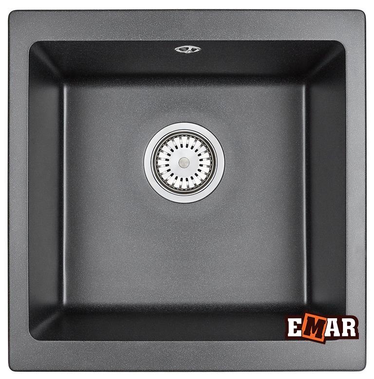 Кухонная мойка Emar Quartz EMQ-1455.P Морион