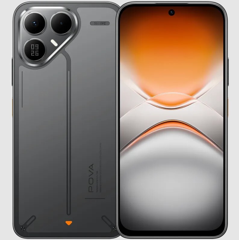 Смартфон TECNO Pova 8 5G 8/256GB Graphite Black