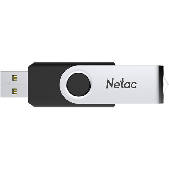 USB накопитель 32GB USB 3.2 Netac U505 чёрный/серебро