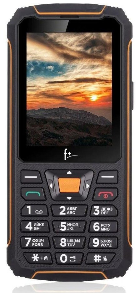 Мобильный телефон F+ R280 Black Orange