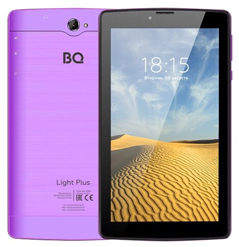Планшет BQ 7038G Light Plus Violet