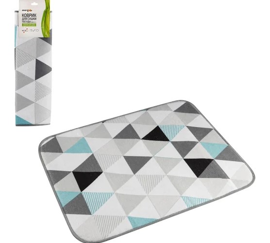 Коврик для сушки посуды Рыжий кот MDM-01-L 45х35 см 310254