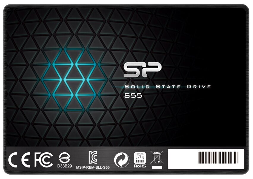 SSD 2.5" 480Gb Silicon Power S55 SATA-3 Retail SP480GBSS3S55S25