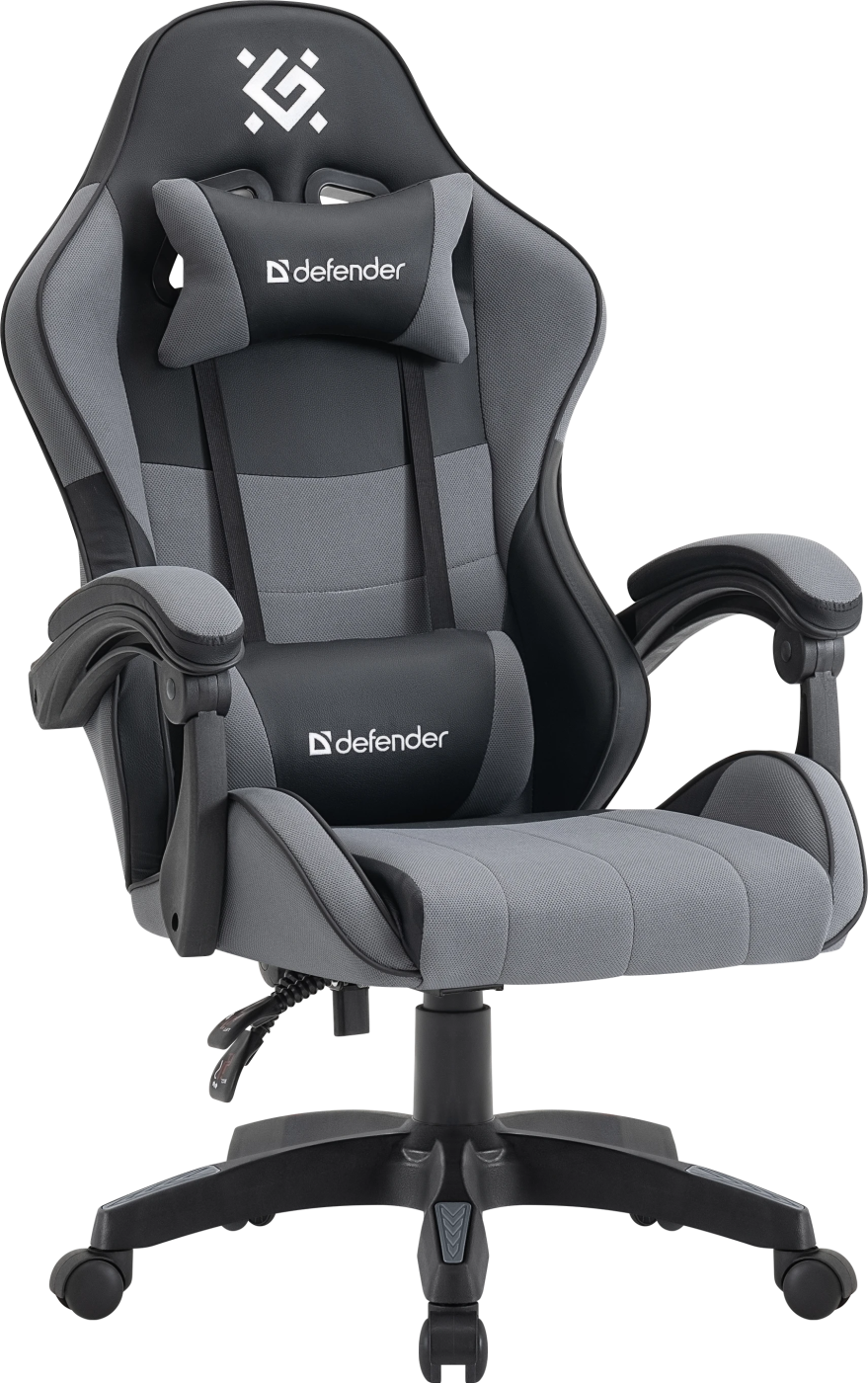 Игровое кресло Defender Strider Black+Gray